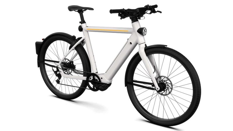 Volkswagen's E-Bike Tries To Keep You Safe With A Rearview Camera And Smart Helmet